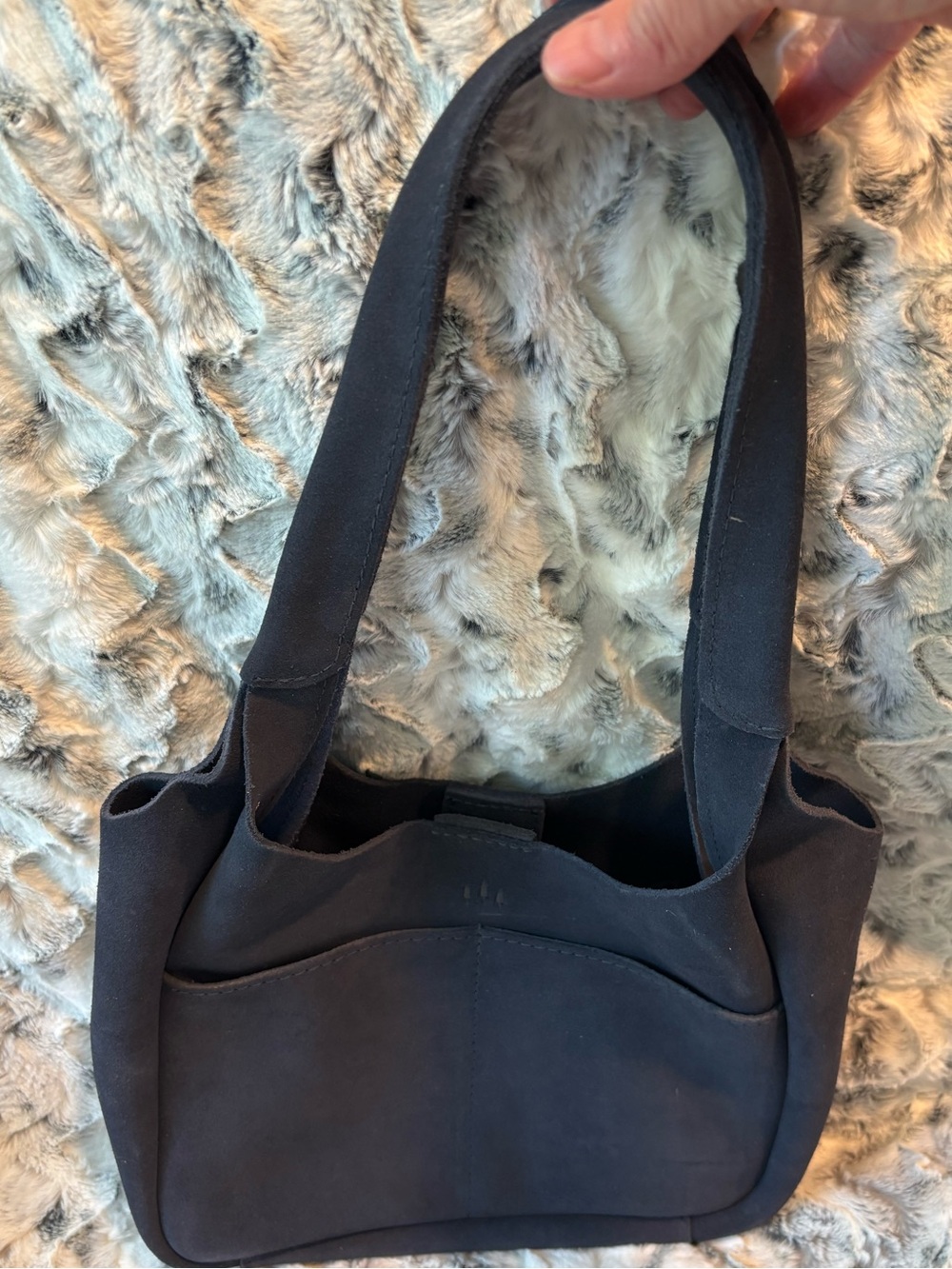 Portland Leather Madison Tote - Alaska Blue - Medium NWOT